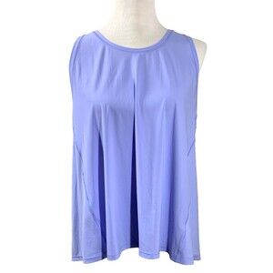 NWT Athleta Ultimate Train Tank Top Size 1X Lilac High Neck Racerback Relaxed